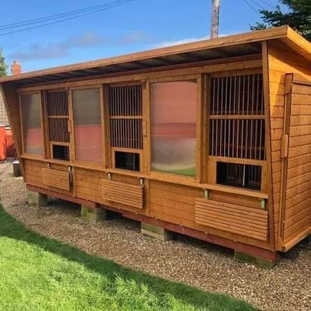 Wooden poultry house